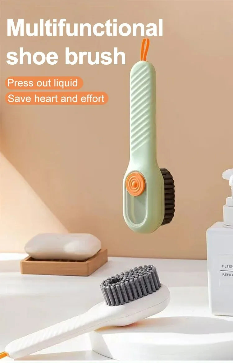 Multifunction Brush Soft Automatic Liquid Shoe Brush