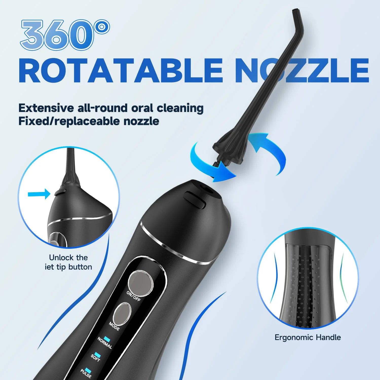 Dental Floss Portable Cordless F18 Oral Irrigator