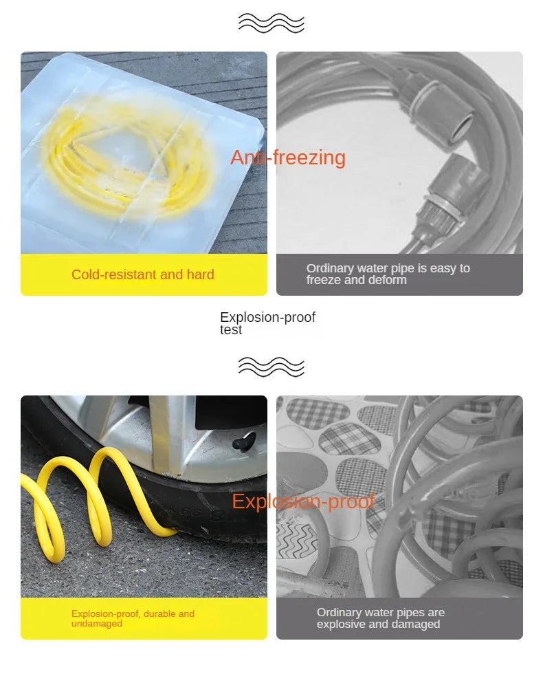 Telescopic Water Pipe with High-pressure Nozzle Car Washing Tool