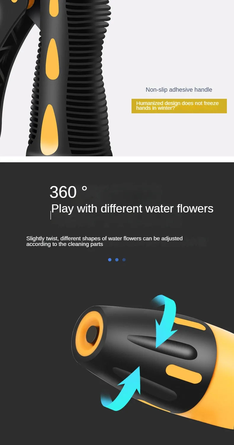 Telescopic Water Pipe with High-pressure Nozzle Car Washing Tool