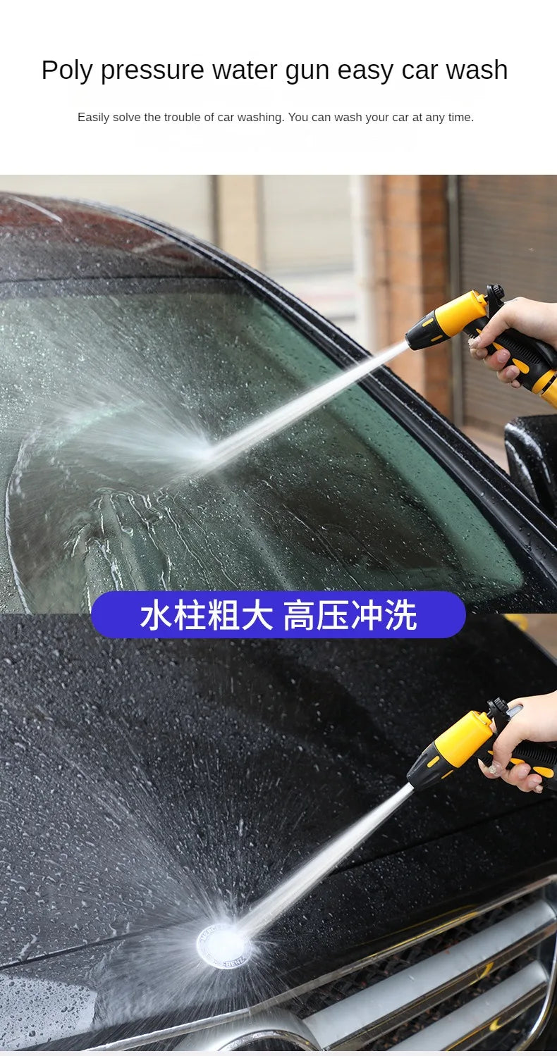 Telescopic Water Pipe with High-pressure Nozzle Car Washing Tool