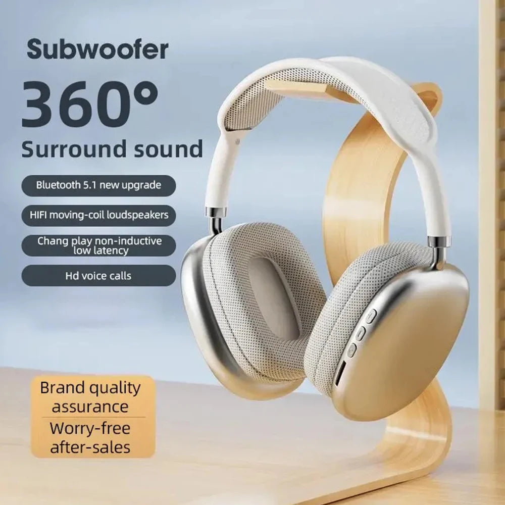 P9 Wireless Bluetooth Gaming Wireless Headphones with Noise Cancelling Mic