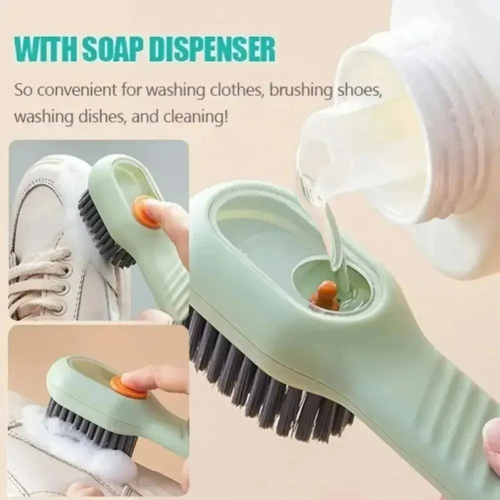 Multifunction Brush Soft Automatic Liquid Shoe Brush