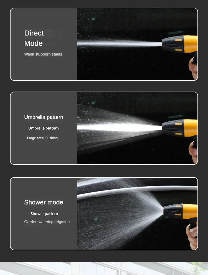 Telescopic Water Pipe with High-pressure Nozzle Car Washing Tool