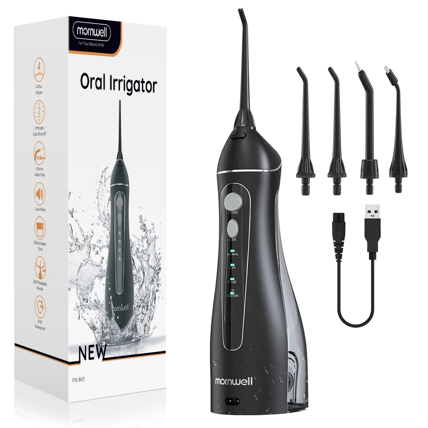 Dental Floss Portable Cordless F18 Oral Irrigator